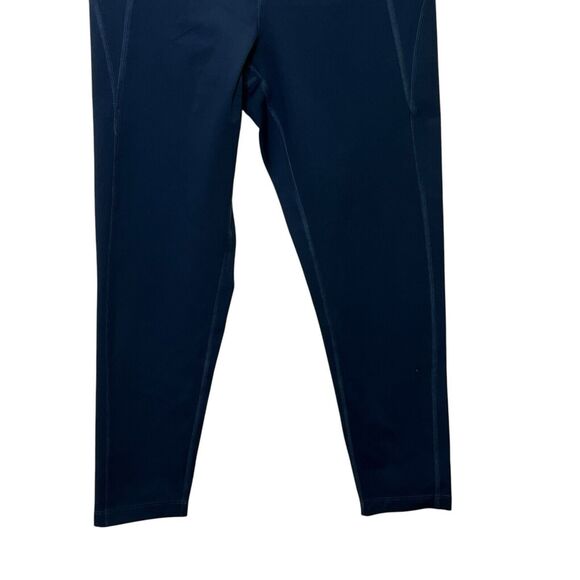 Girlfriend Collective High Waist Cropped Leggings Navy Blue Women’s Size Medium - Picture 4 of 11